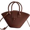 Fashi Designer Bucket Bag PU Leather Women Handbags Large Shoulder Crossbody Bags Half Mo Basket Bags for Women 2026 Tote