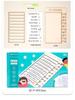 Children's Wooden Educational Check-In Board: Develop Good Habits and Self-Discipline