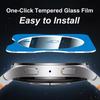 One-Click Tempered Glass for Samsung Galaxy Watch Ultra 47mm HD Screen Protector Bumper for Watch 8 7 6 classic 5pro 4 44mm 40mm