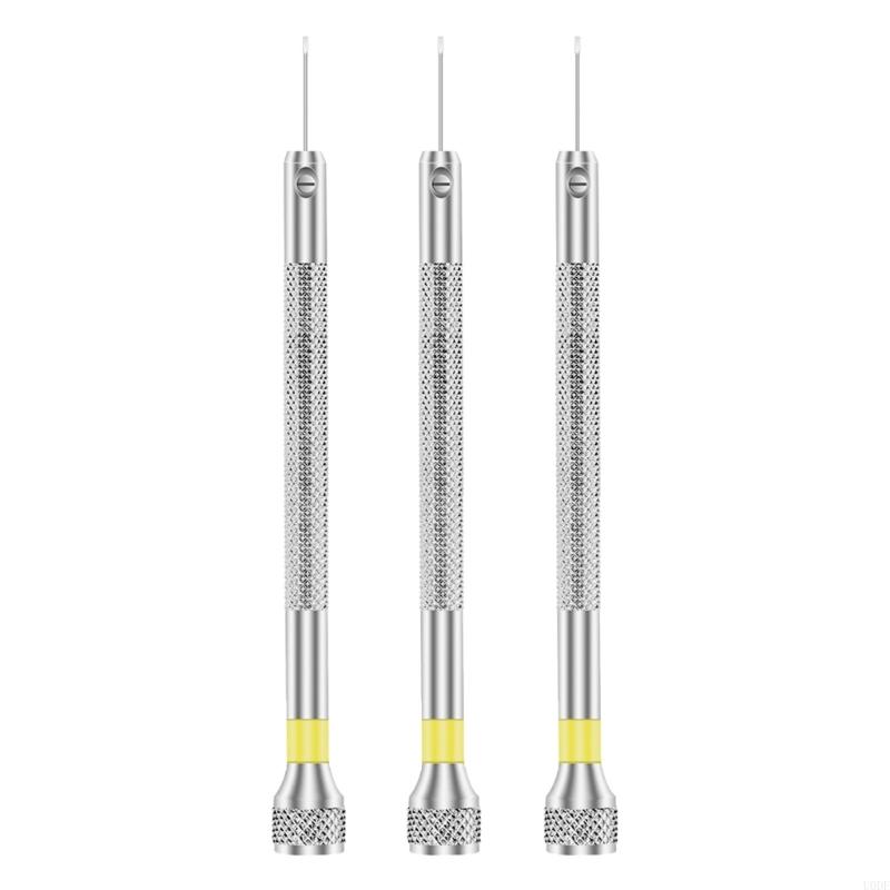 3Piece Slimmer Screwdriver Jewelry Repair Tool For Timepiece Repair Steel Tip
