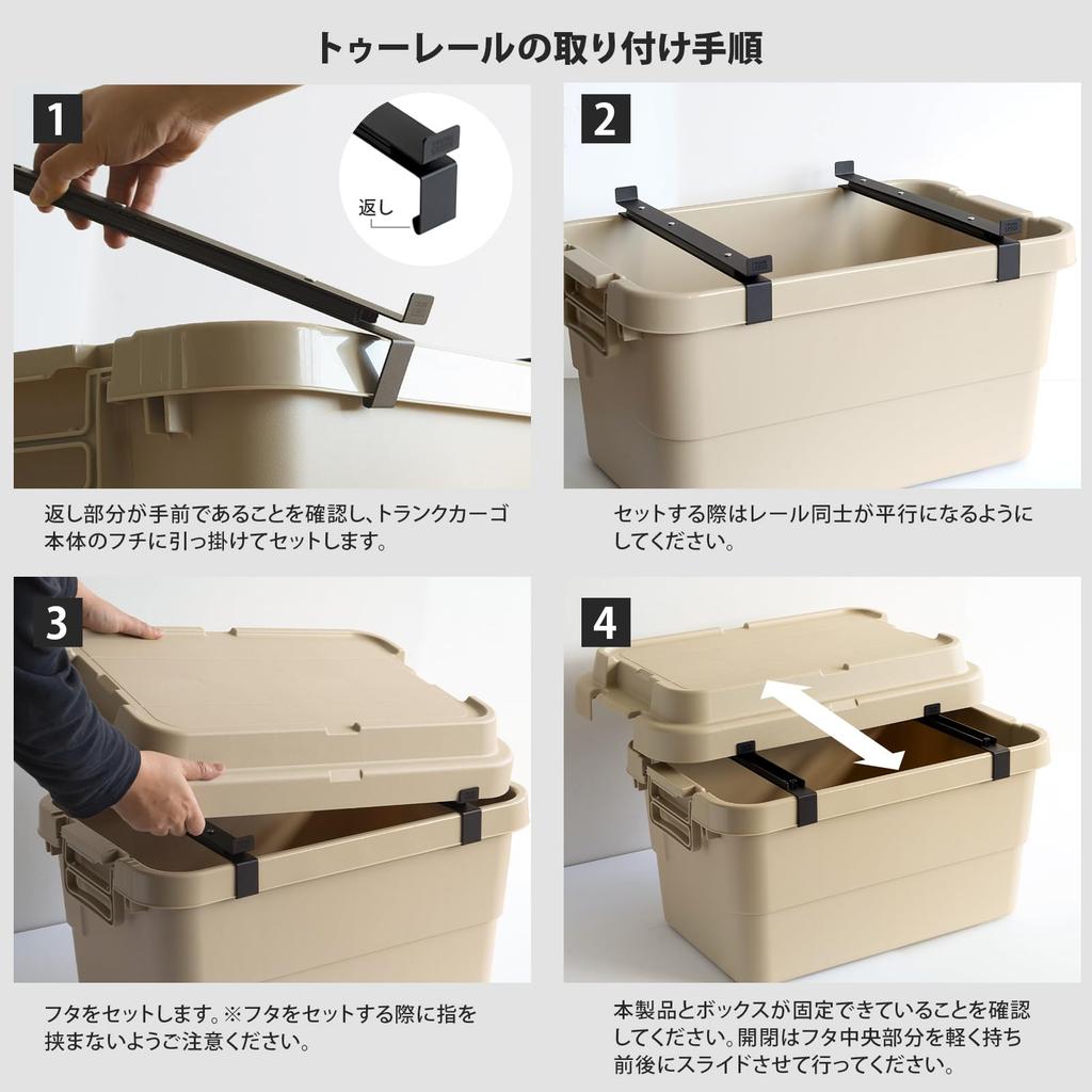 RISU Trunk Cargo GHON243 TO-RAIL Lid, Slide-Open,