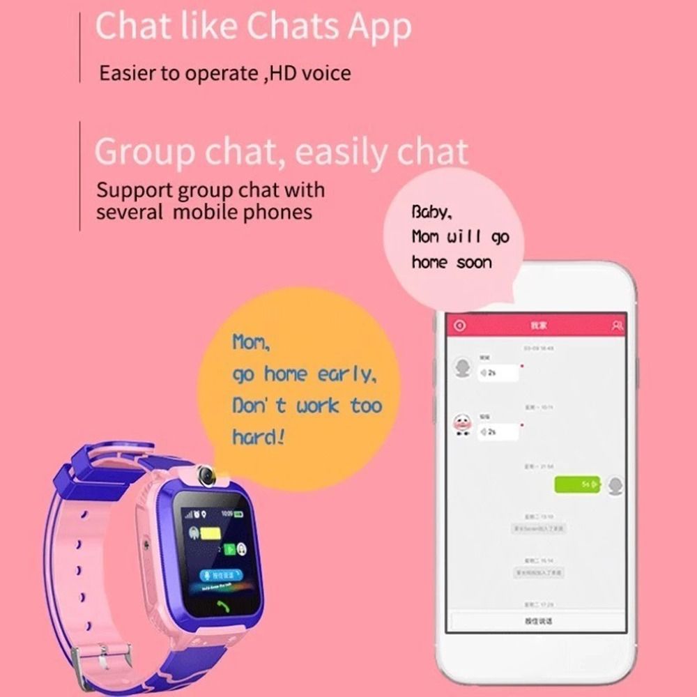 Footprint Tracking Kids Smart Watch SIM Card Waterproof Smartwatch Safe Kids Watches Children