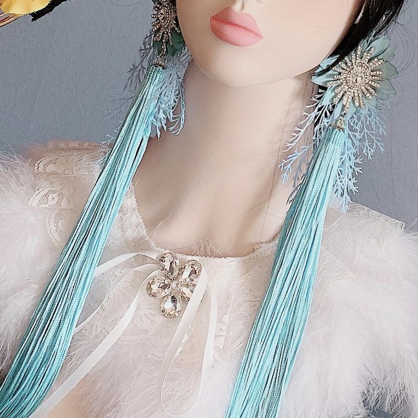 Bohemia Style Earrings Chinese Knot Lantern Pendant Long Tassel Earrings For Women Jewelry Accessories Christmas New Year Gift