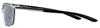 FEEL LIFE EYE WEAR Fashion Metal and Nylon UV Case Stylish FI2002 Matte x Light Men's Sunglasses, Frame, Protection, Included, (Silver Smoke)