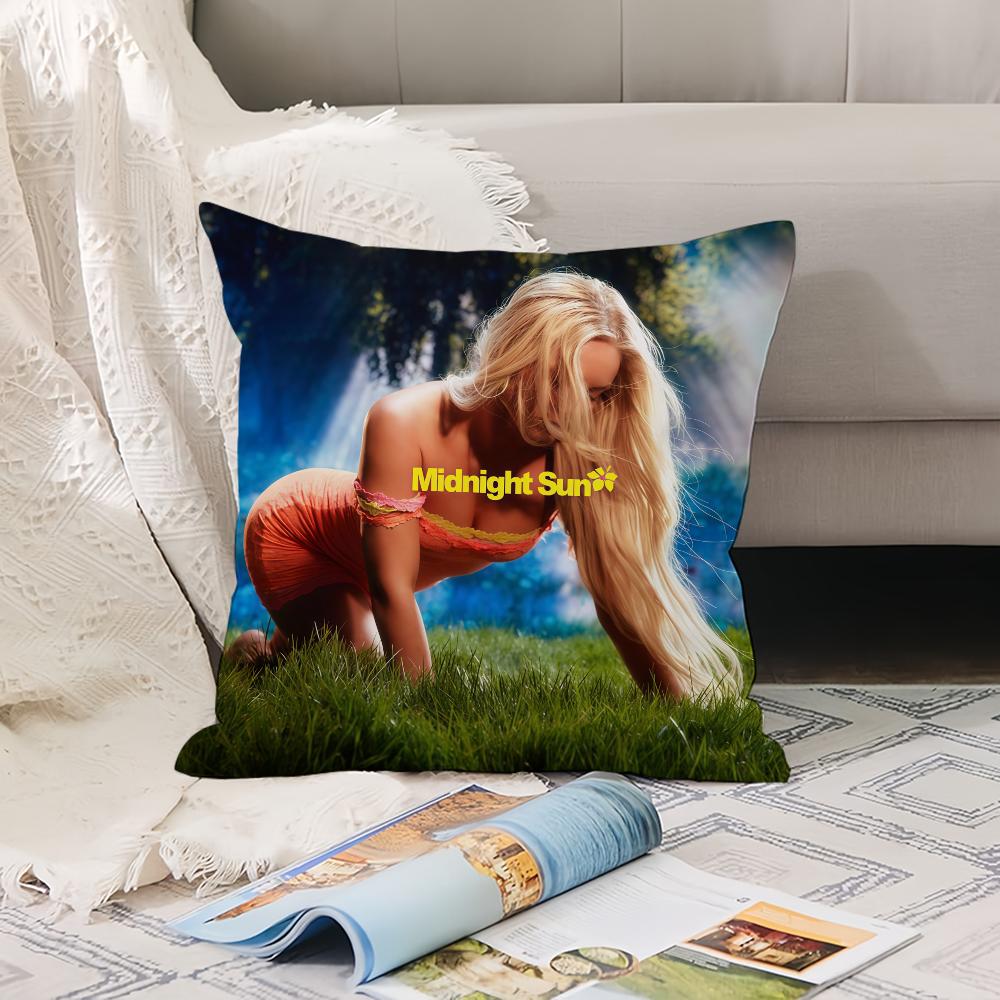 

Swedish singer Z-Zara Larsson Pillow Case Office Cushions Suitable For Sofa Car Bedroom Decorative Cushion Cover 12x12Inch