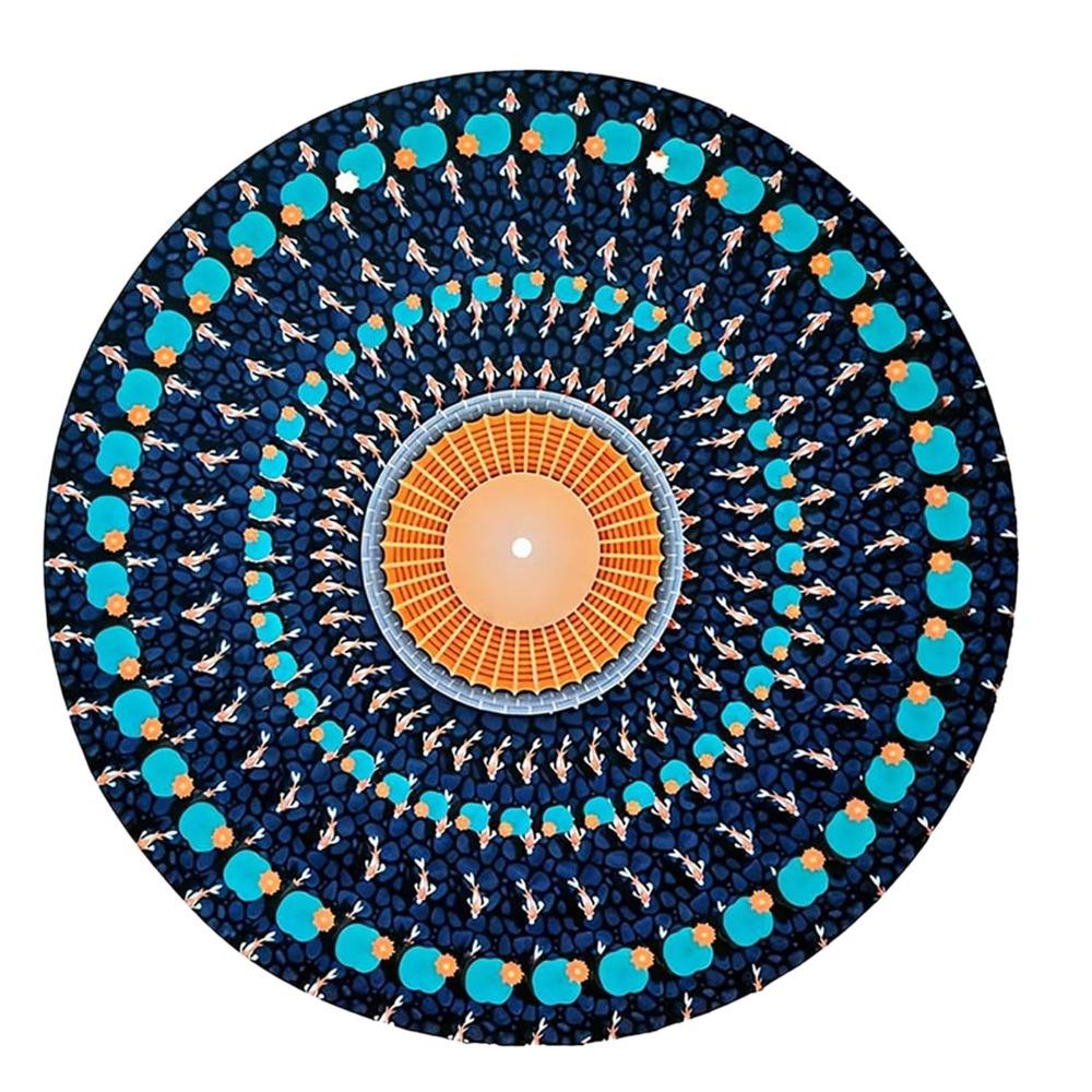 Zoetrope Motion Effect Animated Zoetrope Slipmat Optical Illusion Design Art Display Optical Illusion Turntable Mat