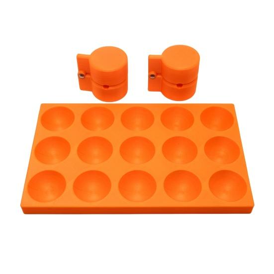 Cake Mold Ball Shaped Silicone Tray Set with 15 Molds
