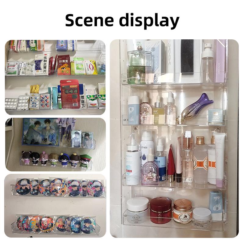 Wall-mounted Storage Rack Convenience Store Supermarket Display Stand Cigarette Display Cabinet Household Bathroom Storage Rack