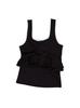 SETUP-EXE Lace Frill Sleeveless / Black