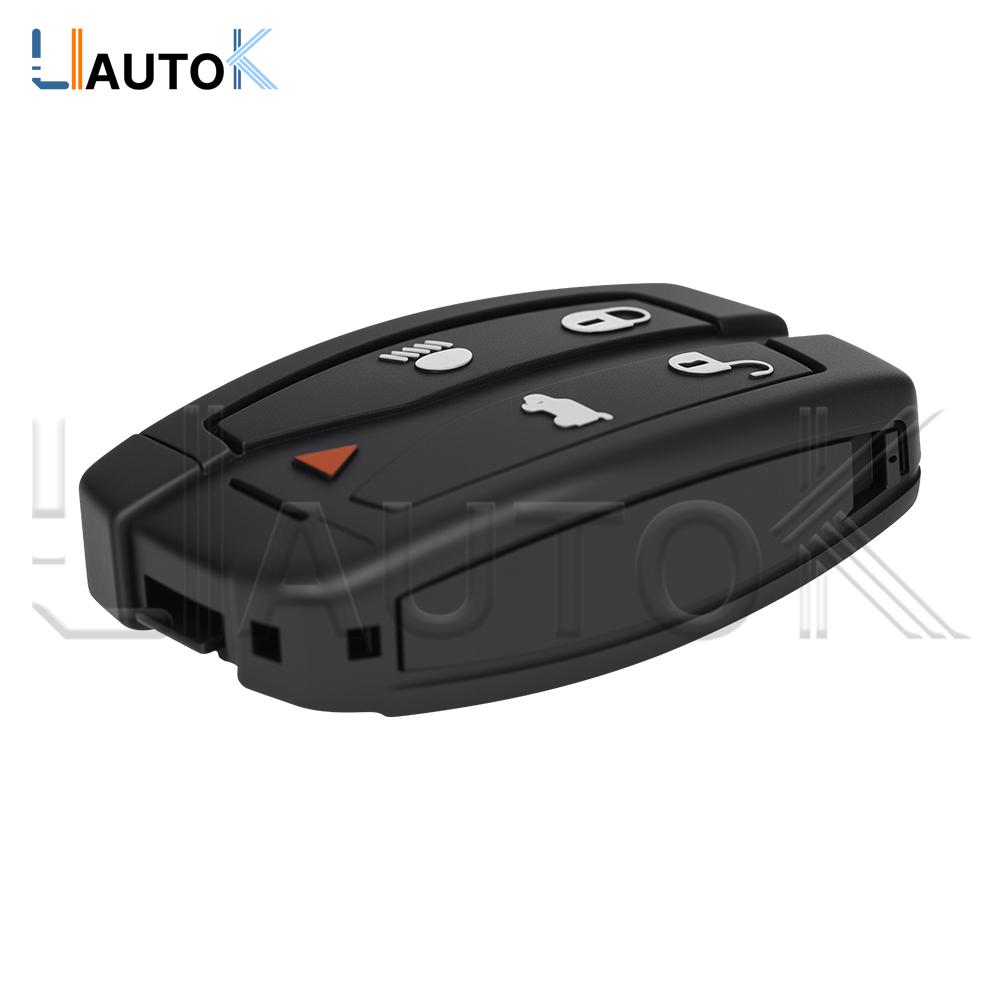 Replacement Remote Control Car Key Case For Land Rover Freelander 2 Discovery Uncut Blade 5 Buttons Smart Auto Key Shell Cover