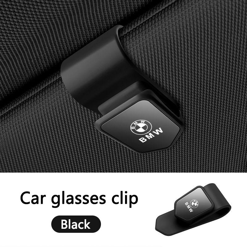 New Car Sun Visor Glasses Clip Sunglasses Card Holder For BMW G30 G20 M3 M5 E91 E92 E93 E36 E70 X3 X4 X5 X1 E39 F30 Accessories