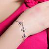 Fashion Ladies Zircon Hollow Out Four-Leaf Clover Bracelet