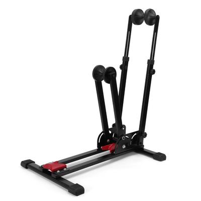 Suport de perete vertical pentru biciclete pentru garaj Suport de parcare pentru biciclete de 24-29 inch Suport de podea pentru biciclete Interior Exterior Pliabil Rezistent Suport pentru biciclete cu sarcină de 30 kg