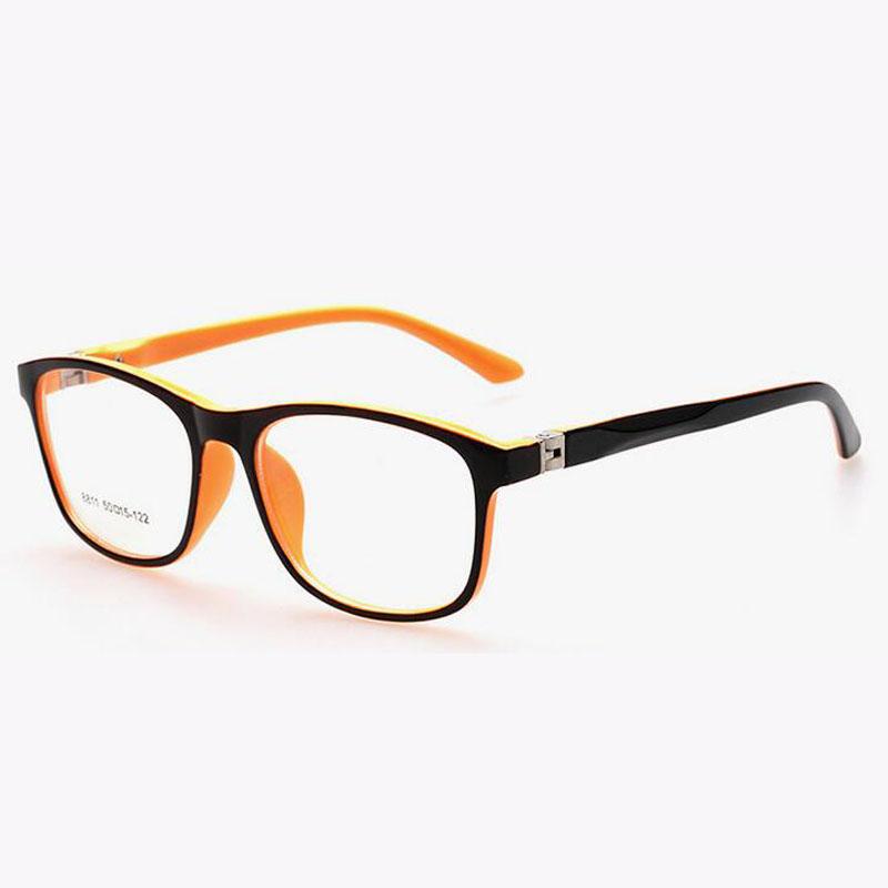 Children Optical Frame Eyewear  Eyeglasses 7 Colors Double Color New Style Girls Boys Kids Glasses Big Frame 8811