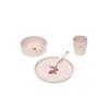 Coffret Repas - LASSIG - Little Forest Lapin - Rose - Mélamine - Mixte
