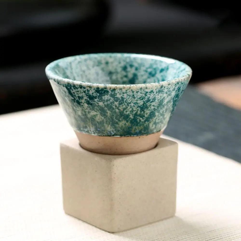 Trichter Kaffeebecher Japanischer Stil Keramik Teetasse Retro Kreativ Schön Konisch Wasserbecher Teegeschirr Haushalts Küchenutensil
