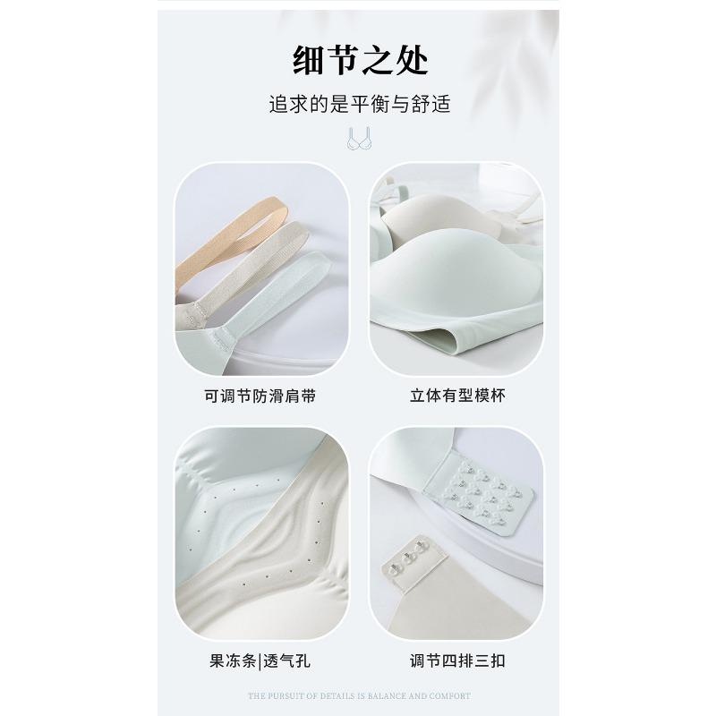 Wireless Soft Support Seamless Bra For Women Small Chest Push Up