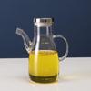 Glass Oil Dispenser with Scale & Steel Lid (2-Pack)