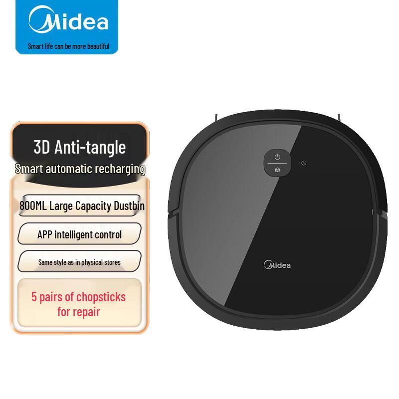 Midea Ti-07W Smart Robotic Vacuum Cleaner CN plug (adapter included)