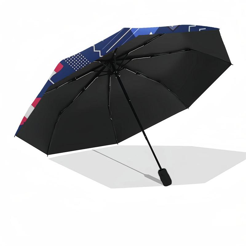 1pc Soccer-themed Circular Pattern Umbrella with Plastic Handle,Vibrant Cartoon Pattern,Multi-functional UmbrellaB2008