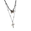 Vintage Beaded Butterfly Necklace - 2024 Trendy Cross Design for Women