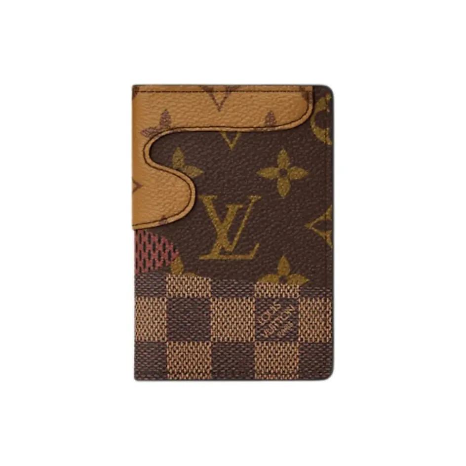 

LOUIS VUITTON x Nigo collaborative Monogram Landscape wallet men 2.9x0.4x4.3 in Gift box set (basic set+original box)