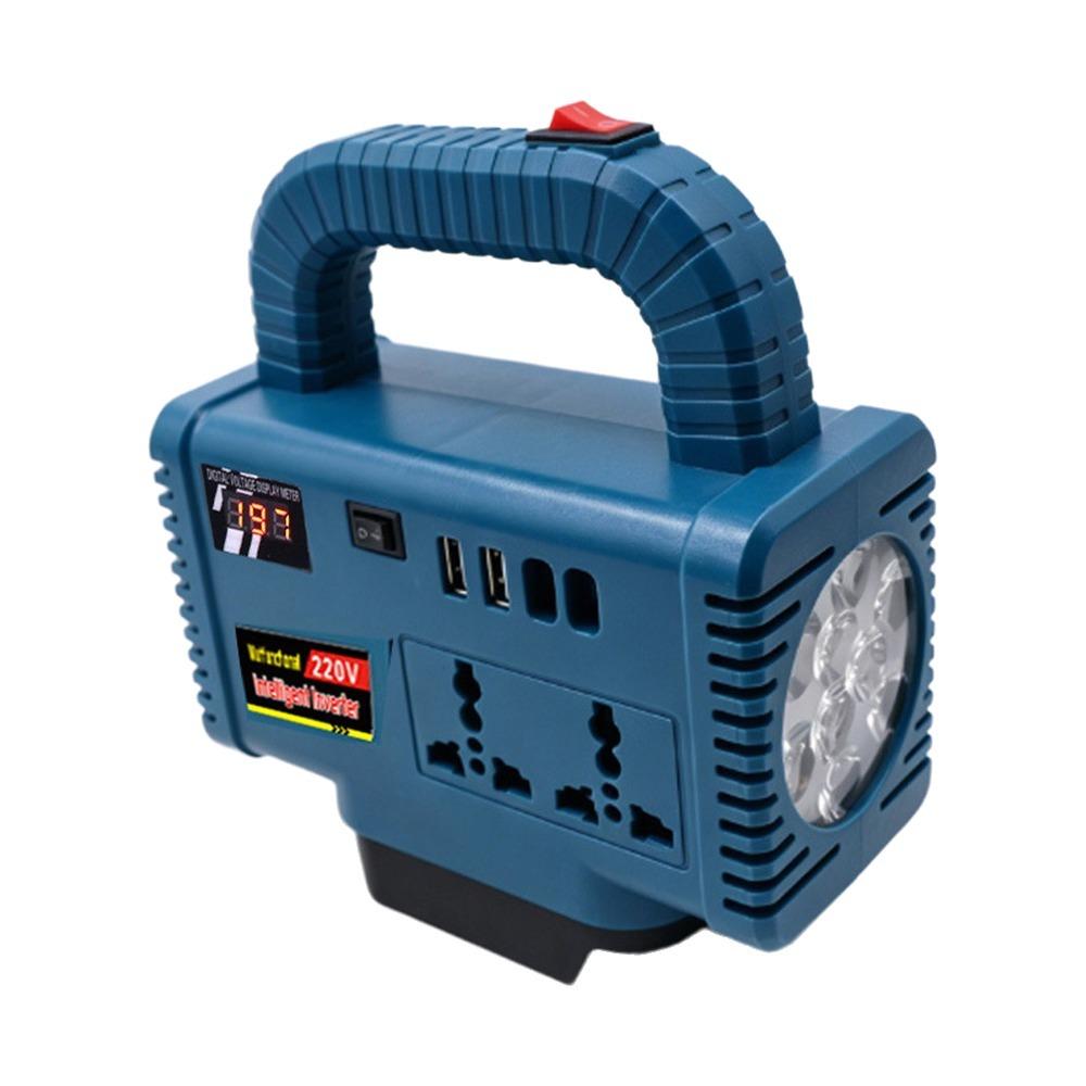 150W Portable Power Inverter DC to AC Converter for Makita 18V Battery Mobile Device Charging