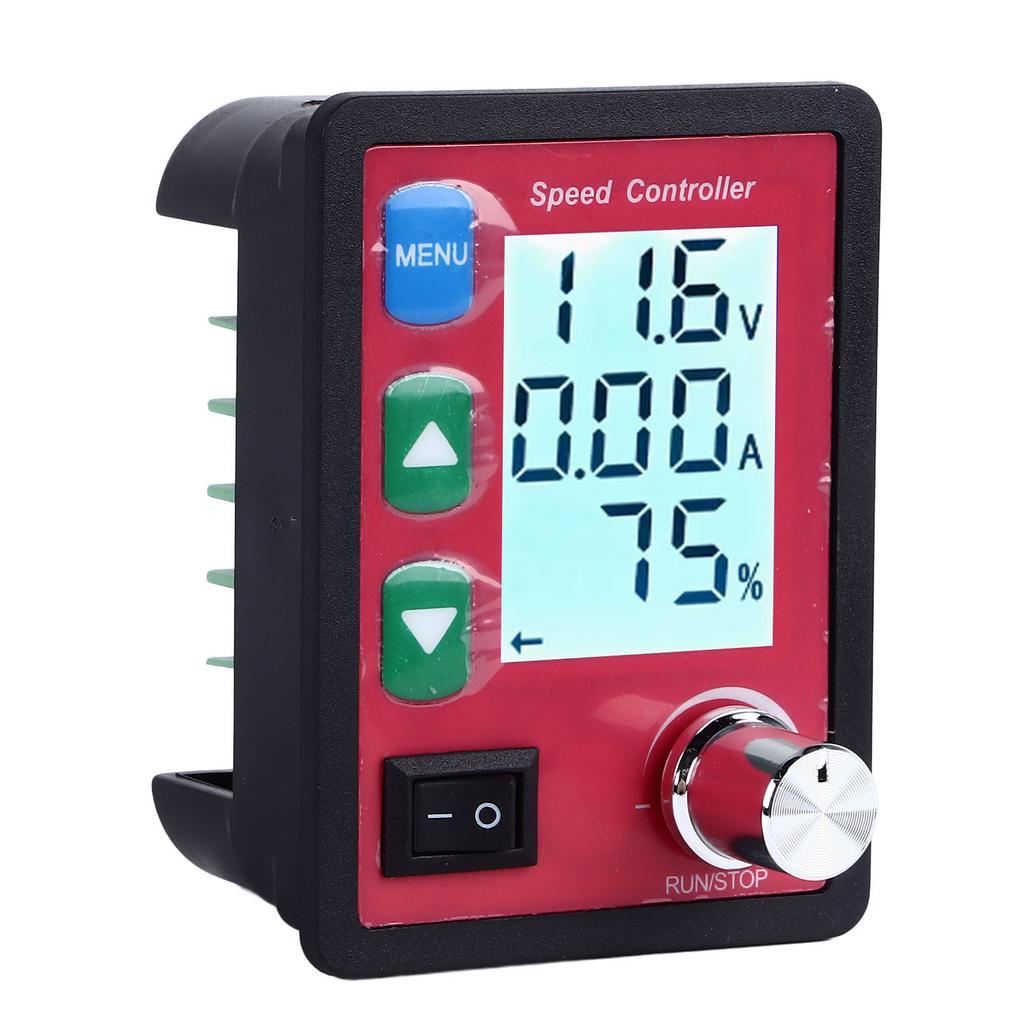 Motor Speed Controller 15A LCD Display Remote Control Motor Driver Speed Regulator with Overload Preservation 6‑55V