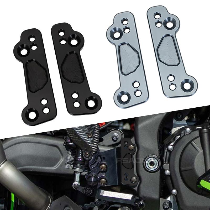 For Kawasaki For Ninja ZX-25R ZX-4R Rearset Rear Set Replacement Base Mounting Plate ZX-4RR ZX25R ZX4R/RR 2022 2023 2024