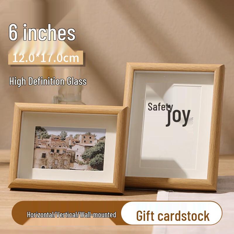 Jinlongxing 6-inch Wooden Photo Frame