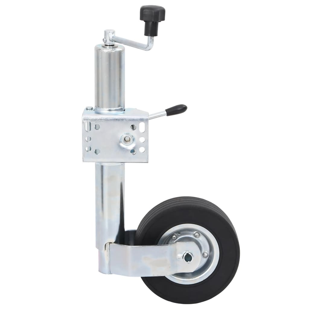 Trailer Support Wheel with Clamp 60 mm Galvanized Steel