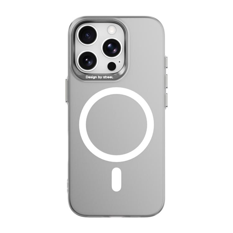 Lightweight Semi Transparent Frosted Magnetic PC Phone Case For iPhone 18 Pro, Anti-Fingerprint Metal Buttons Lens Protection Wireless Charging Cover