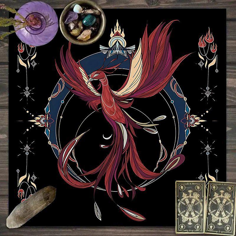 Starry Tarot Flannel Mat Anti Slip Square Card Cloth Multi Patterns Altar Decor Tarot Oracle Layout Soft Mat for Divination Game