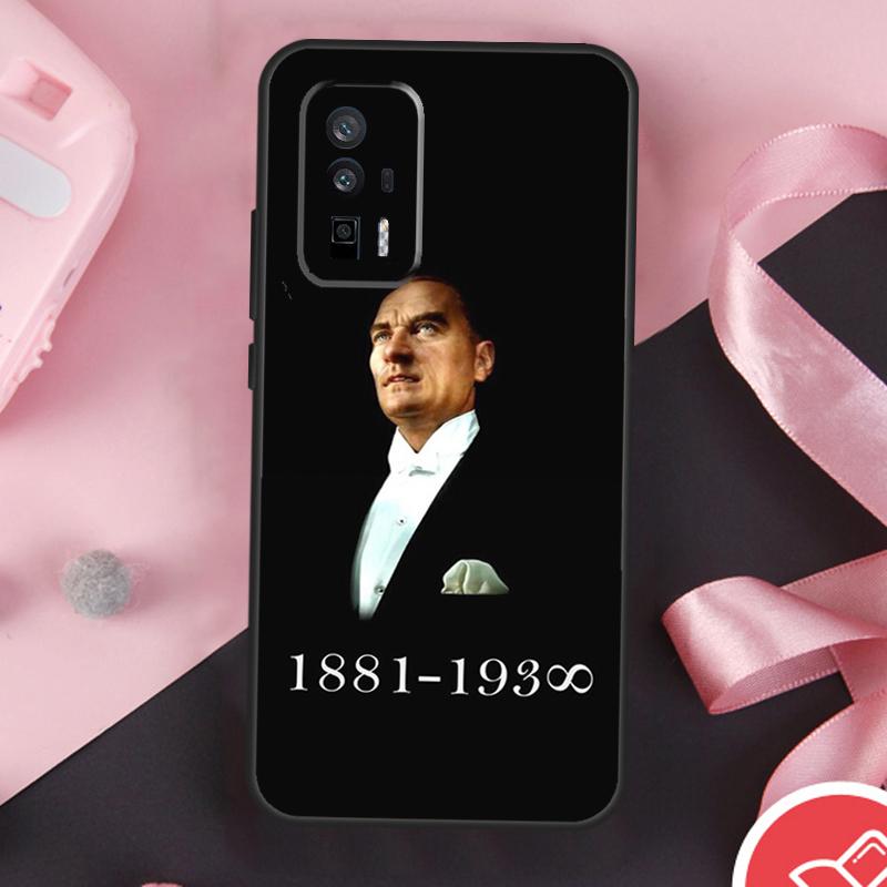 Mustafa Kemal Ataturk Case For Xiaomi 13T 11T 12T Pro 12 Lite 13 14 Ultra POCO F6 F5 M6 X3 X5 X6 Pro F3 M5s Cover