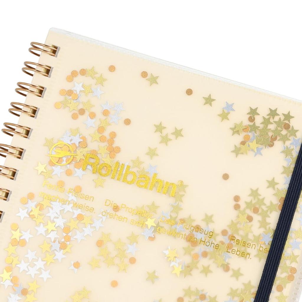 Rollbahn Pocket Memo Glitter L [DELFONICS] (Cremă)