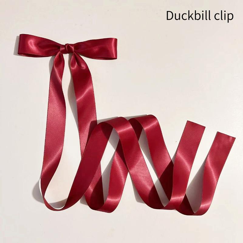 

Long Ribbon Bow Jk Hair Clip Hair Accessories Sweet Style Top Hairpin For Cute Girls Hair Ornament