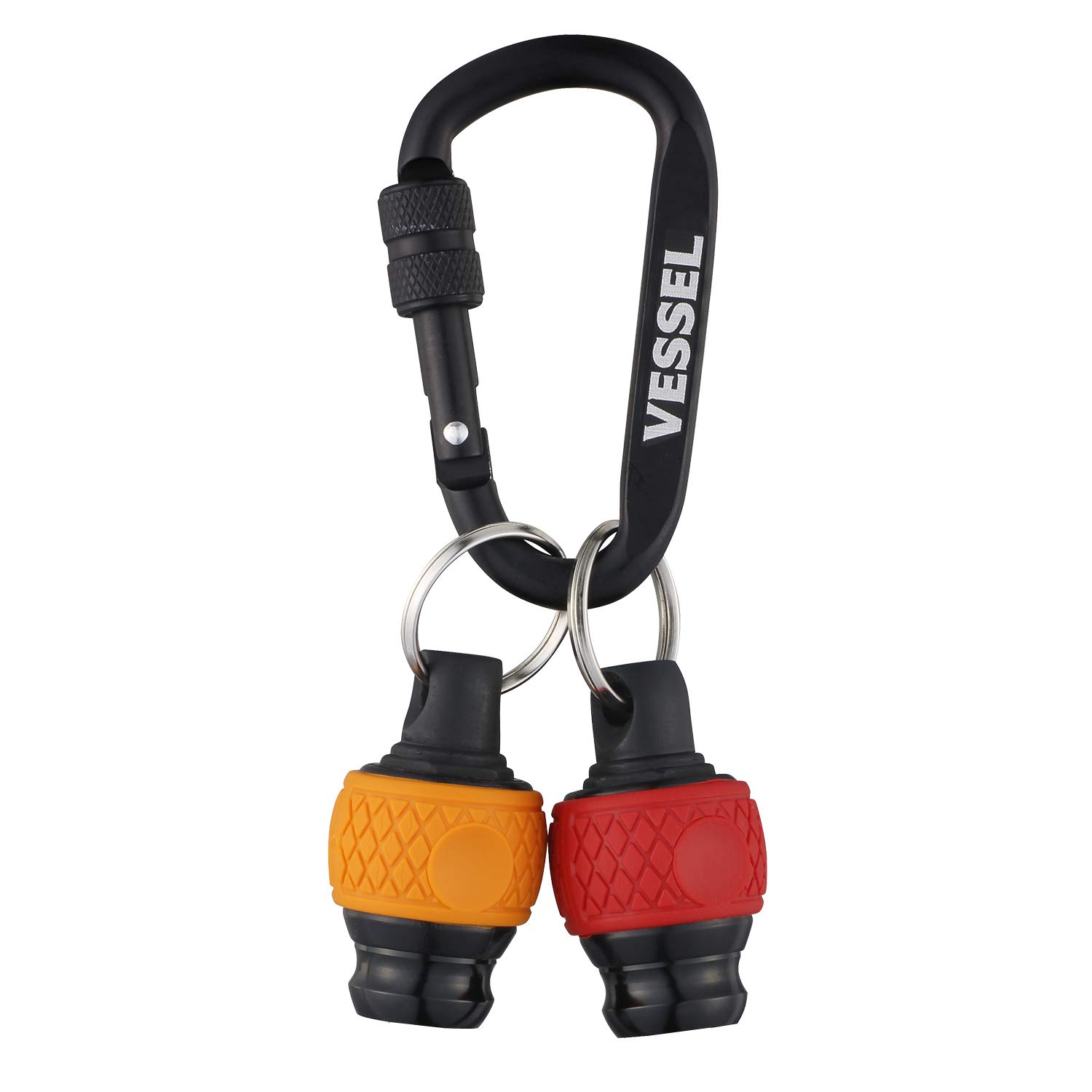 

VESSEL Ball Grip Quick Catcher Set of 2 (Red and Yellow) Bit Holder QB-22K2RY