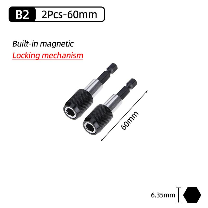 1/4" Hex Magnetic Screwdriver Bit Holder Quick Release Adapter Extension Rod Electric Drill Hand Tools 50/60/75/100/150/300mm