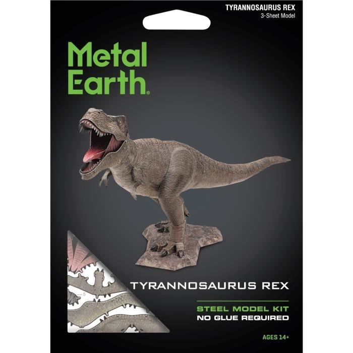Puzzle 3D - Fascinations - Tyrannosaurus Rex - Métal - Gris - À partir de 14 ans
