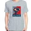 Funny Shirts Graphic Tee Johnny Number 5 Short Circuit Alive Lebt Nummer Robot Retro Short Sleeve Tee Cotton Printed Tshirt