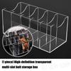 Acrylic Belt Case For Multiple Belt Organization Preventing Tangles And Saving Space In Closet