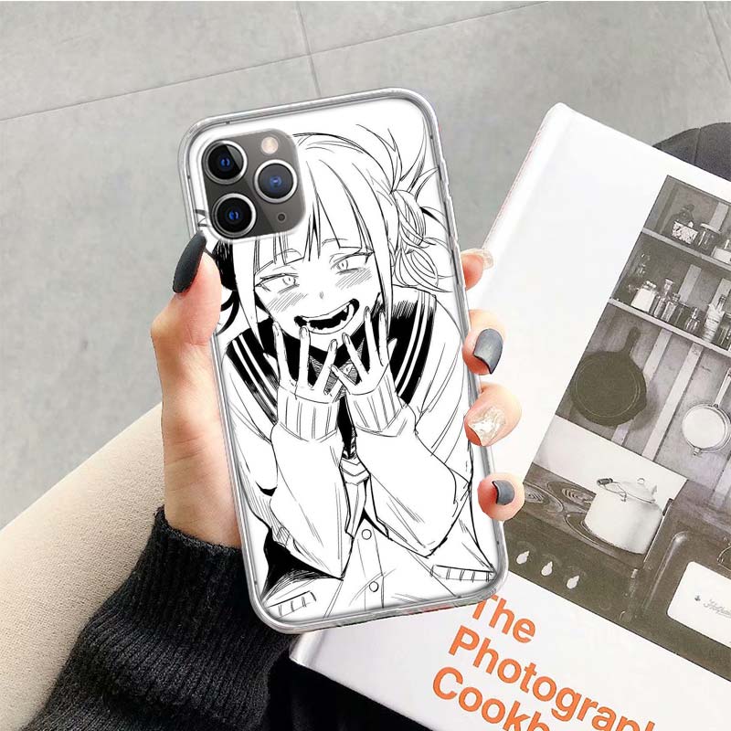 Anime Himiko Toga Boku cute Phone Case For Apple iPhone 17 Air 16 15 Plus 14 + 13 Mini 12 11 Pro Max 7 8 SE 16Max Soft Shell Cov