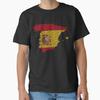 Map of Spain (Spain) Classic T-Shirt T-Shirt Made In US/AUS Size S-2XL Unisex T-Shirt