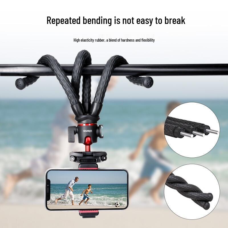 Ulanzi MT-33 Multifunctional Octopus Tripod with Bluetooth Remote - Excluding Camera