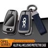 Car TPU Zinc Alloy Key Case Bag For Opel OPC Insignia Astra J H Vectra Combo Corsa D Mokka Zafira Car Key Chain Metal Key Shell