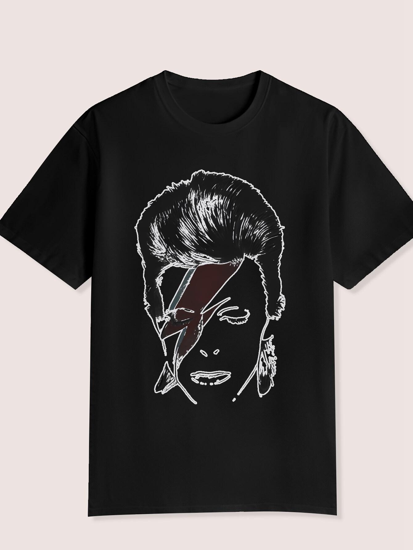 

2025 Новая Повседневная Футболка с Коротким Рукавом Принт Хлопок Стандартный Крой Круглый Вырез Дышащая Свободная Унисекс Футболка Мужская Женская Одежда 4XL