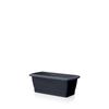 DDEF600W-405U BALCONY BOX for balustrade FLOWER POT 58cm WITH HANDLES moisture meter