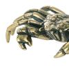 Brass Crab Figurine Animal Ornament Collectable Home Or Office Home Decor Small Animal Statue