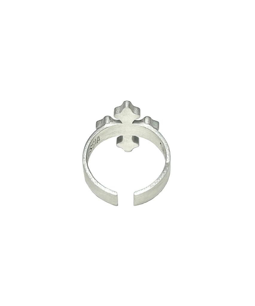 Thanks Messia Cross My Heart Open Ring W