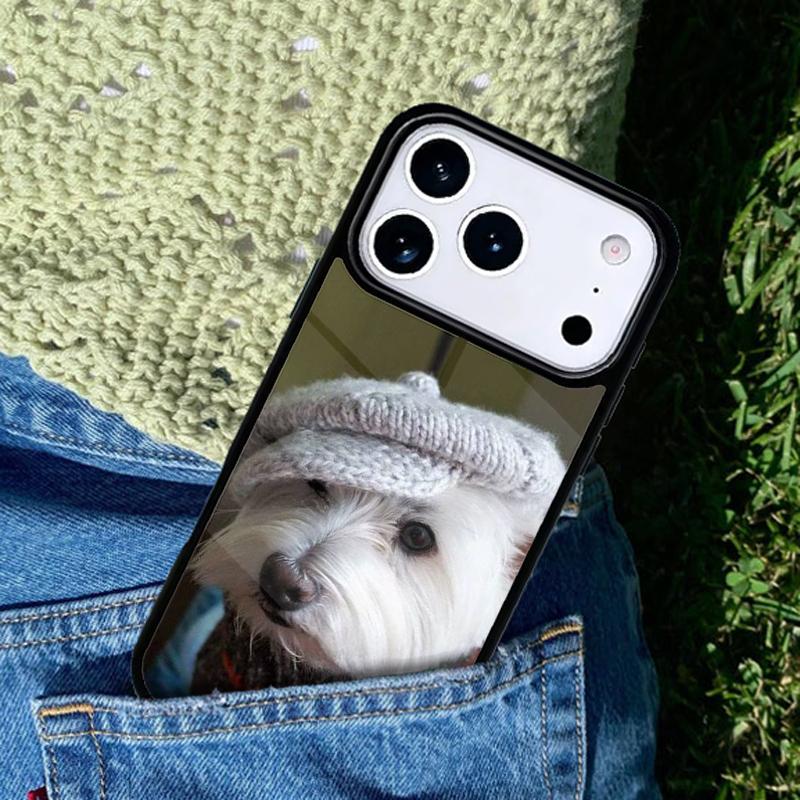 Maltese West Highland Terrier Dog Mobile Phone Case Compatible with IPhone 17 16 15 14 13 12 11Pro Max 17 Air Cover